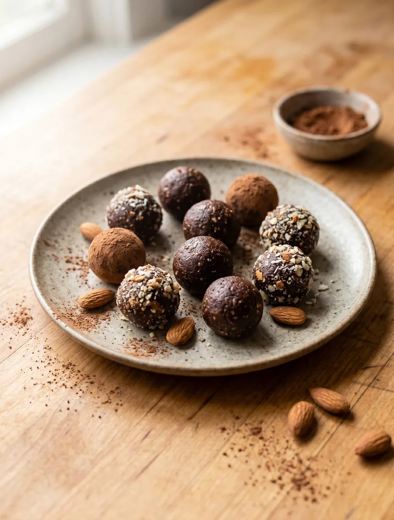 Dark chocolate almond bites no sugar