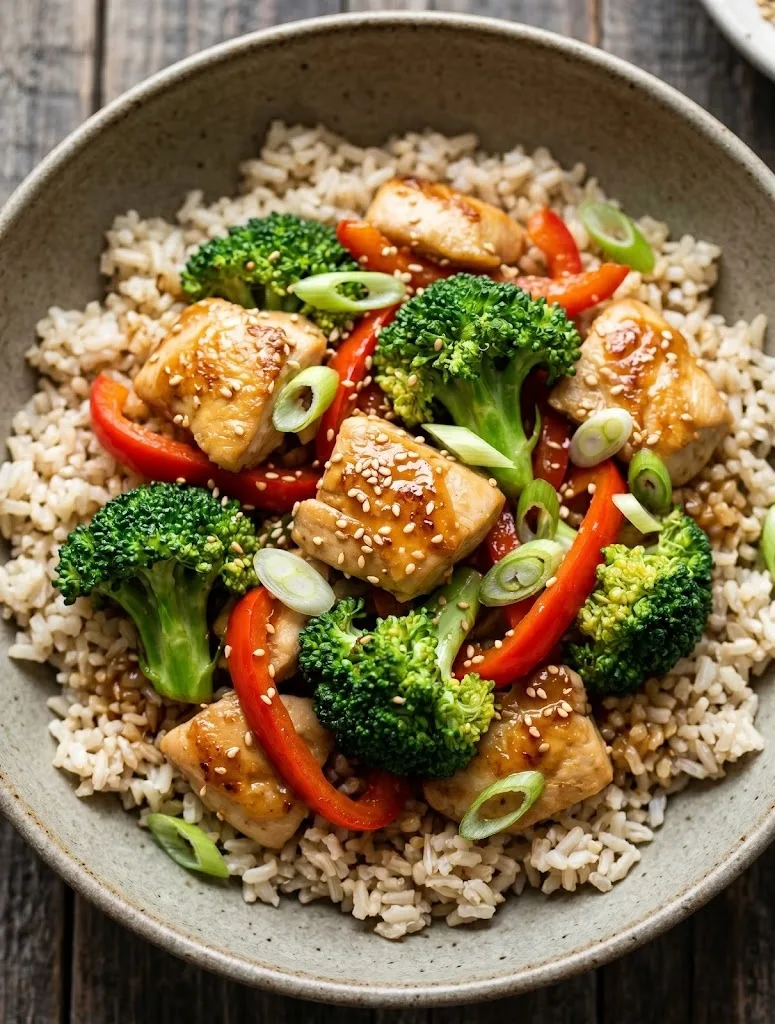 Ginger chicken stir fry no teriyaki