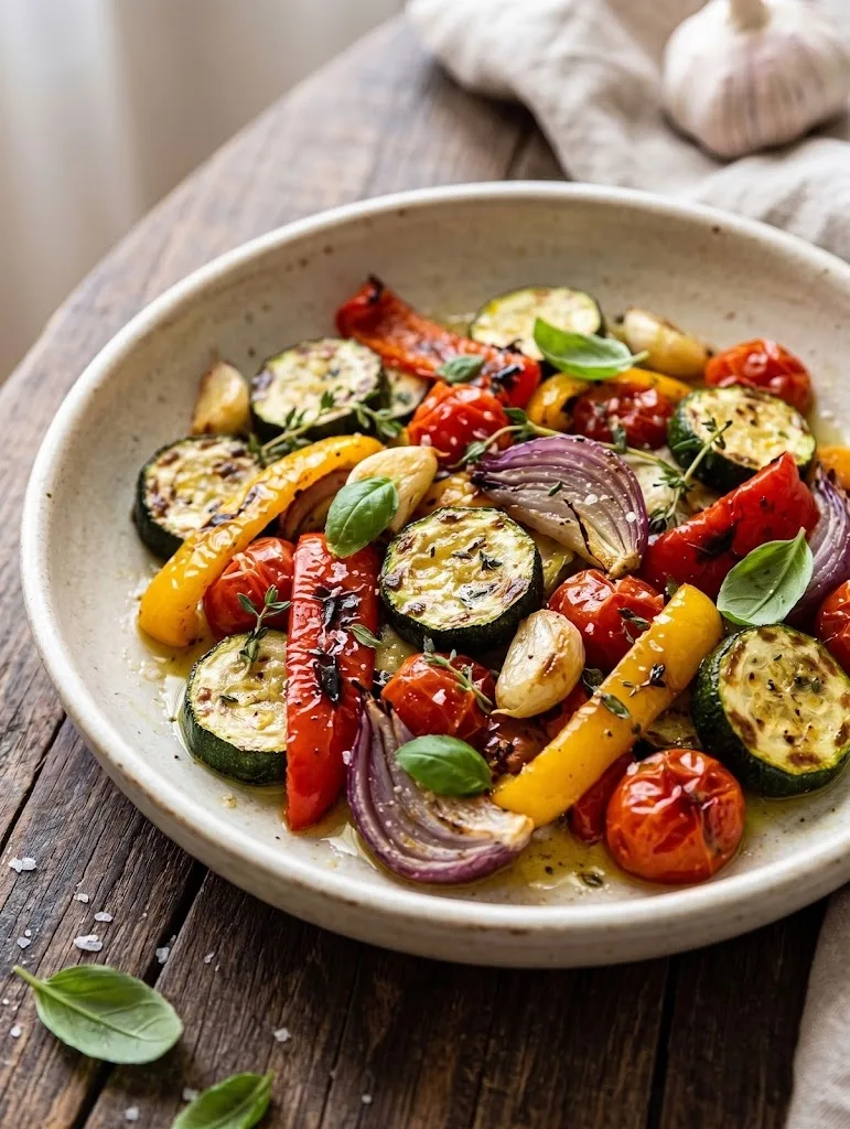 Herb roasted veg
