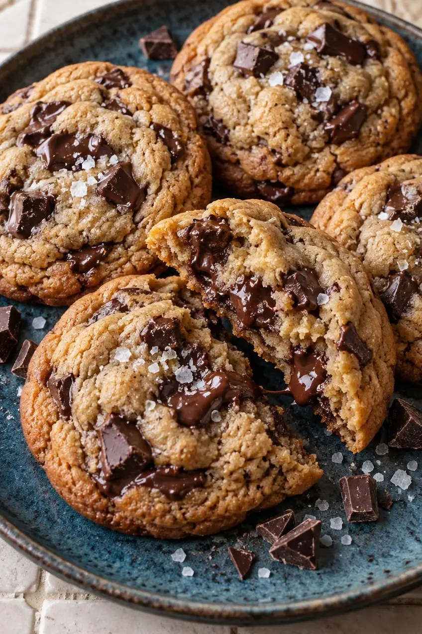 Low Sugar Chocolate Chip Cookies
