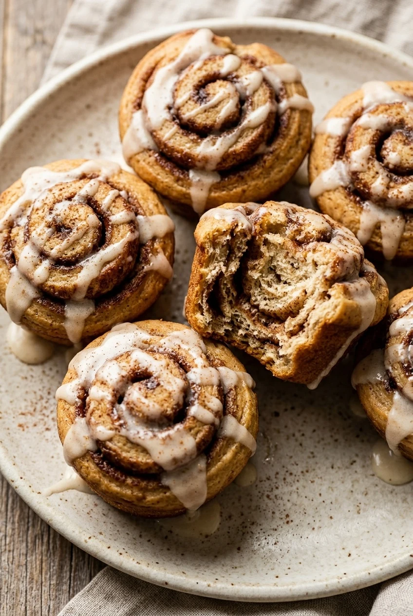 Low Sugar Cinnamon Rolls