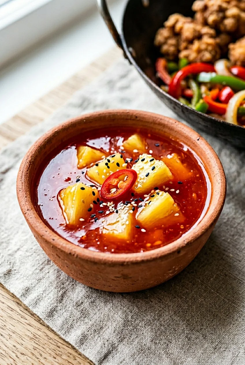 low sugar sweet and sour sauce — sugar swap recipe by Mel