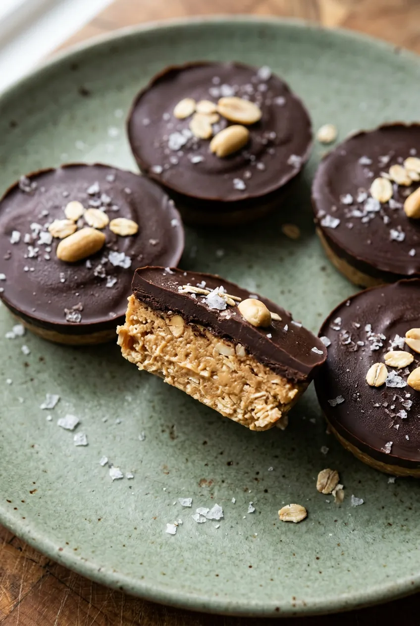 5-ingredient no-bake peanut butter oat cups — sugar swap recipe by Mel