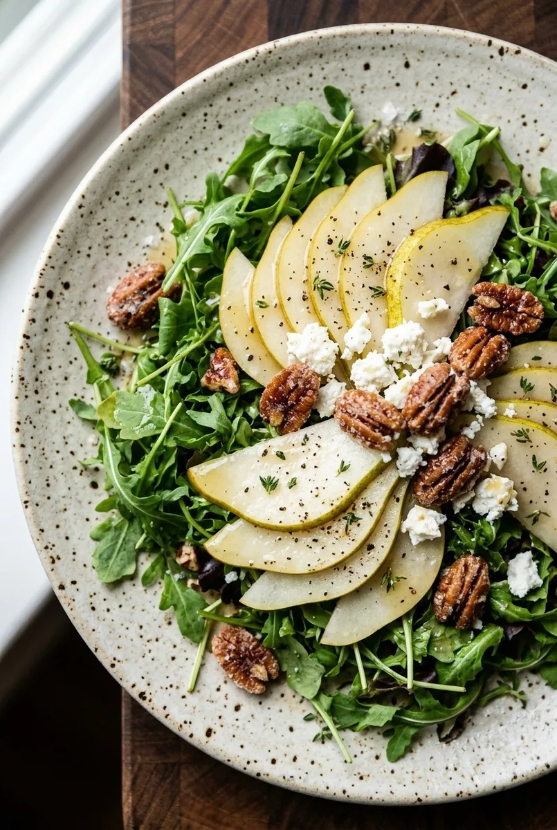 Pear Goat Cheese Salad